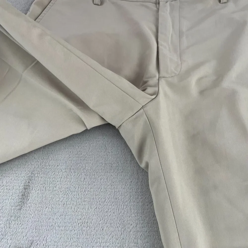 FootJoy Golf Pants Mens‎ 36x27 Khaki Tan Straight Performance Stretch Breathable